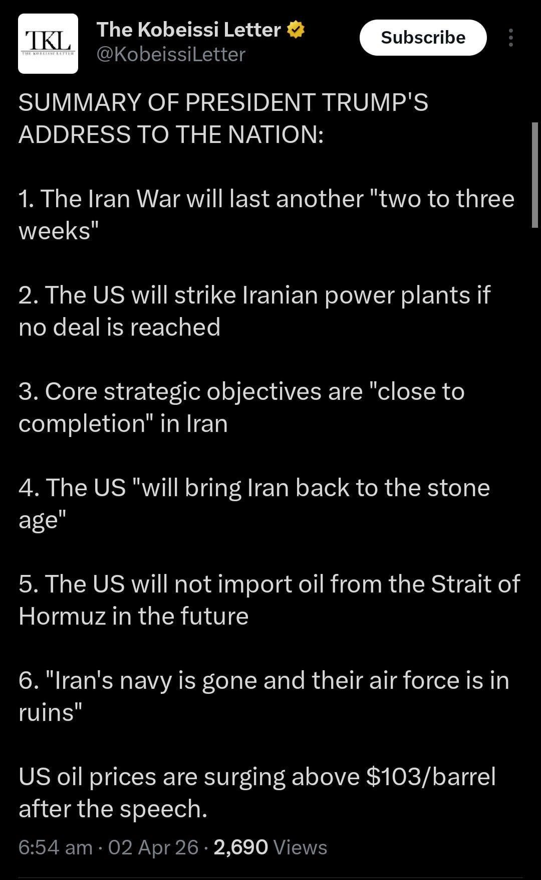 Brief of trump Addressing